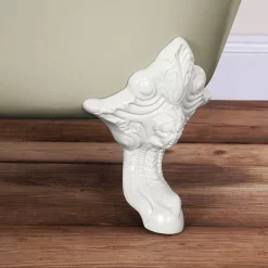 Hurlingham Bath Hurlingham Belvoir 0TH Cast Iron Roll Top Bath (1840x780mm) With White Feet -Deals Accessory Ranges Store hur034036d1