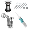 Victorian Plumbing Basin With Overflow - Installation Pack