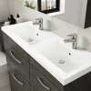 Victorian Plumbing Double Basin With Overflow - Installation Pack