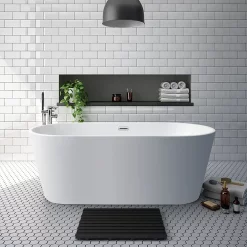 Klyn Bathroom Brooklyn 1700 X 800mm Double Ended Freestanding Bath -Deals Accessory Ranges Store lbt25w lrg