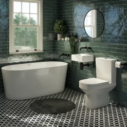 Klyn Bathroom Brooklyn 1500 X 750mm Small Double Ended Free Standing Bath