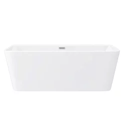 Victorian Plumbing Orion Back To Wall Modern Square Bath (1700 X 735mm) -Deals Accessory Ranges Store lbt41wnd2