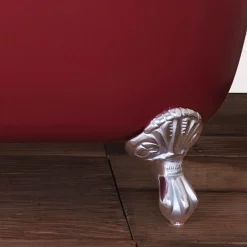 Hurlingham Bath JIG Lyon Cast Iron Roll Top Slipper Bath (1370x730mm) With Feet -Deals Accessory Ranges Store lyon d2