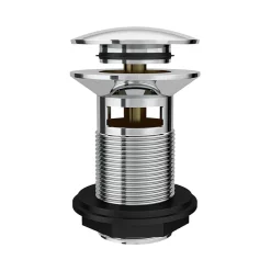 Cruze Bathroom Cruze Slotted Click Clack Basin Waste - Chrome