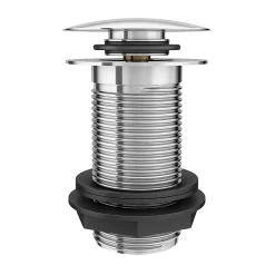 Cruze Bathroom Cruze Unslotted Click Clack Basin Waste - Chrome