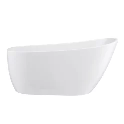 Toreno 1520 Small Modern Slipper Free Standing Bath -Deals Accessory Ranges Store modena1520modernslipperfreestandingbathd1