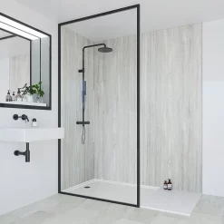 Multipanel Classic Jupiter Silver Bathroom Wall Panel