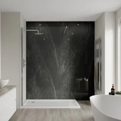 Multipanel Linda Barker Jet Noir Bathroom Wall Panel -Deals Accessory Ranges Store mp3476 l