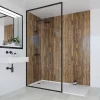 Multipanel Linda Barker Salvaged Plank Elm Bathroom Wall Panel