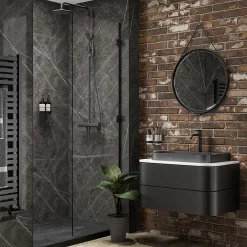 Multipanel Linda Barker Ferro Grafite Bathroom Wall Panel -Deals Accessory Ranges Store mp9483 n d1