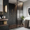 Multipanel Linda Barker Nero Grafite Bathroom Wall Panel