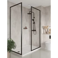 Multipanel Tile Effect White Gypsum H2400 X W598mm Bathroom Wall Panel - Hydrolock Tongue And Groove