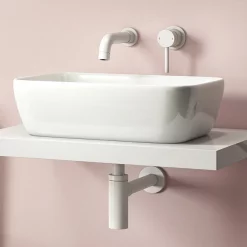 Arezzo Round Matt White Click Clack Basin Waste + Bottle Trap Pack -Deals Accessory Ranges Store mwbwbt d3