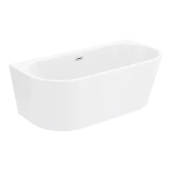Monza­­ Bathroom Monza 1700 X 800 Double Ended Free Standing Back To Wall Bath -Deals Accessory Ranges Store mz12b d1