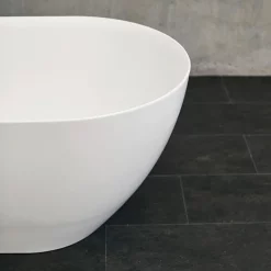 Crosswater MPRO Petite Stone Gloss Freestanding Bath (1500 X 800mm) -Deals Accessory Ranges Store n1acscw d1 1