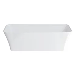 Clearwater Bath Clearwater Palermo Natural Stone Bath Hand Polished White - 1790 X 750mm -Deals Accessory Ranges Store n5ccs d2