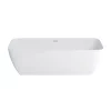 Clearwater Bath Clearwater Vicenza Piccolo Natural Stone Hand Polished White Bath - 1600 X 750mm -Deals Accessory Ranges Store n6d d1