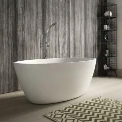 Hudson Reed Grace L1500 X W760mm Round Freestanding Bath -Deals Accessory Ranges Store nbb001 l