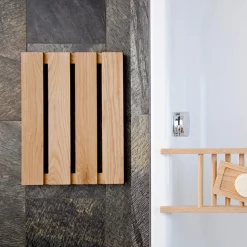 Victorian Plumbing Natural Oak Bathroom Duckboard - 500 X 380mm -Deals Accessory Ranges Store oakdb d4