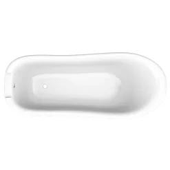 Victorian Plumbing Oxford 1710 Roll Top Slipper Bath + Brushed Brass Leg Set -Deals Accessory Ranges Store ox1710bb d1