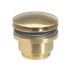 Crosswater MPRO Universal Basin Click Clack Waste - Brushed Brass Unlacquered