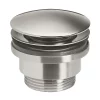 Crosswater MPRO Universal Basin Click Clack Waste - Brushed Stainless Steel Effect