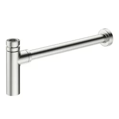 Crosswater Millennium Tall Bottle Trap - Brushed Stainless Steel Effect