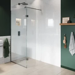 Victorian Plumbing Orion White Arctic Sparkle Shower Wall Panel - 2400 X 1000mm -Deals Accessory Ranges Store pvc2410arcw d2