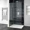 Victorian Plumbing Orion Black Marble Shower Wall Panel - 2400 X 1000mm