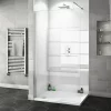 Victorian Plumbing Orion Gloss White Shower Wall Panel - 2400 X 1000mm -Deals Accessory Ranges Store pvc2410gwht detail2