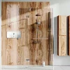 Victorian Plumbing Orion Rustic Oak Shower Wall Panel - 2400 X 1000mm
