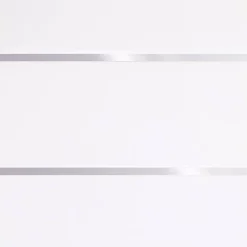 Victorian Plumbing Orion White Gloss Silver Embedded 2700x250x8mm PVC Shower Wall/Ceiling Panels