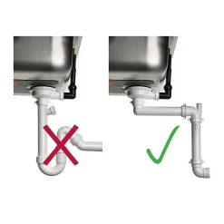 Reginox Panama Space Saving Waste Syphon -Deals Accessory Ranges Store reginoxpanamaspacesavingwastesyphond1