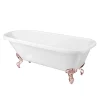 Victorian Plumbing Bromley 1780 Single Ended Roll Top Bath + Rose Gold Leg Set