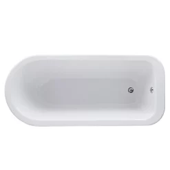Nuie Berkshire 1700 X 750mm Single Ended Roll Top Bath Inc. Chrome Legs -Deals Accessory Ranges Store rl1707legsetcnd1