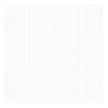 Multipanel Tile Effect Alpine White H2400 X W598mm Bathroom Wall Panel - Hydrolock Tongue And Groove