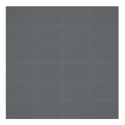 Multipanel Tile Effect Monument Grey H2400 X W598mm Bathroom Wall Panel - Hydrolock Tongue And Groove