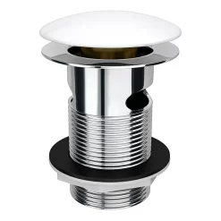 Victorian Plumbing White Ceramic Slotted Click Clack Basin Waste -Deals Accessory Ranges Store scw01 large