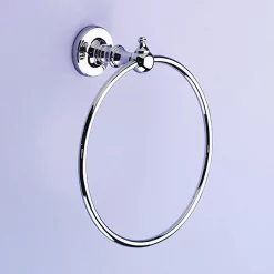 Silverdale Bathroom Silverdale Luxury Berkeley Towel Ring - Polished Chrome