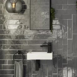 Arezzo Square Matt Black Modern Basin Bottle Trap -Deals Accessory Ranges Store sqbotblk d2