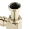 Arezzo Square Brushed Brass Modern Basin Bottle Trap