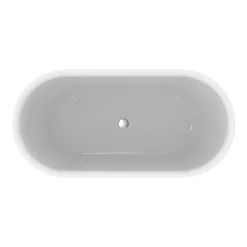 Ideal Standard Adapto 1550 X 750mm Oval Freestanding Double Ended Bath With Clicker Waste -Deals Accessory Ranges Store t465901 d1
