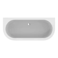 Ideal Standard Adapto 1800 X 800mm D-Shape Freestanding Bath With Clicker Waste -Deals Accessory Ranges Store t466001 d1