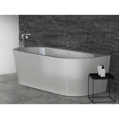Ideal Standard Adapto 1800 X 800mm D-Shape Freestanding Bath With Clicker Waste -Deals Accessory Ranges Store t466001 d2