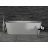 Ideal Standard Adapto 1800 X 800mm D-Shape Freestanding Bath With Clicker Waste -Deals Accessory Ranges Store t466001 d4