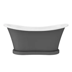 Trafalgar Grey 1685 X 745 Double Ended Slipper Roll Top Bath -Deals Accessory Ranges Store tgry1685nd1