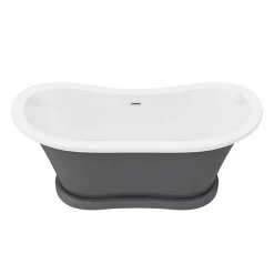Trafalgar Grey 1685 X 745 Double Ended Slipper Roll Top Bath -Deals Accessory Ranges Store tgry1685nd4