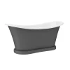 Trafalgar Grey 1685 X 745 Double Ended Slipper Roll Top Bath -Deals Accessory Ranges Store tgry1685nd5