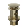 Heritage Bathroom Heritage Clicker Basin Waste - Slotted - Brushed Brass -Deals Accessory Ranges Store thbb12