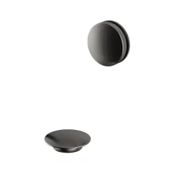 Heritage Bathroom Heritage Push Button Bath Waste - Brushed Nickel